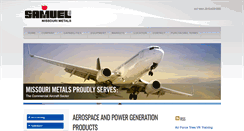 Desktop Screenshot of missourimetals.com